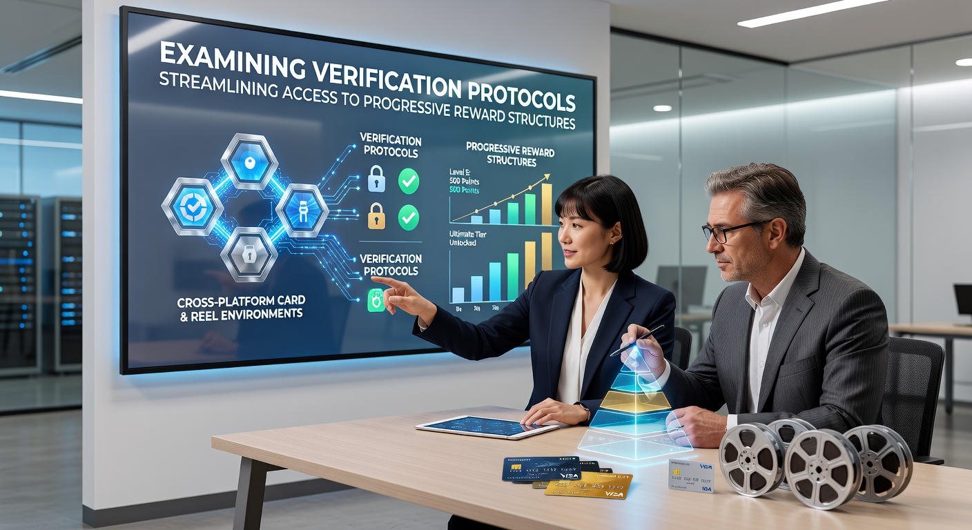 Secure verification interface displaying multi-platform casino account setup for progressive rewards